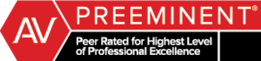 AV Preeminent - Peer Rated for Highest Level of Professional Excellence