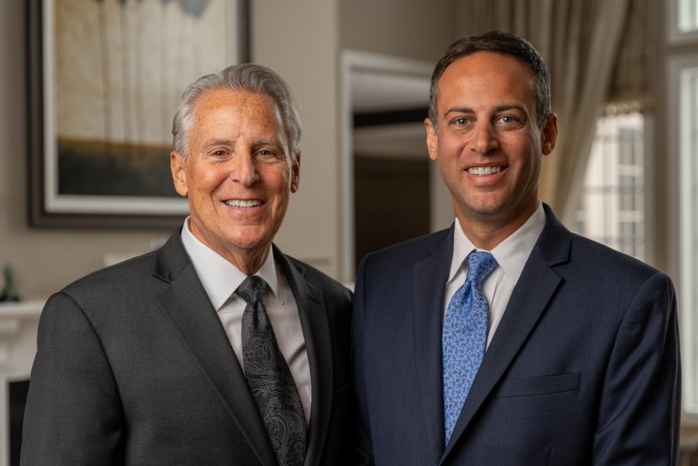 | Matz Injury Law team photo of Jared and Steven Matz. Father and son injury law firm