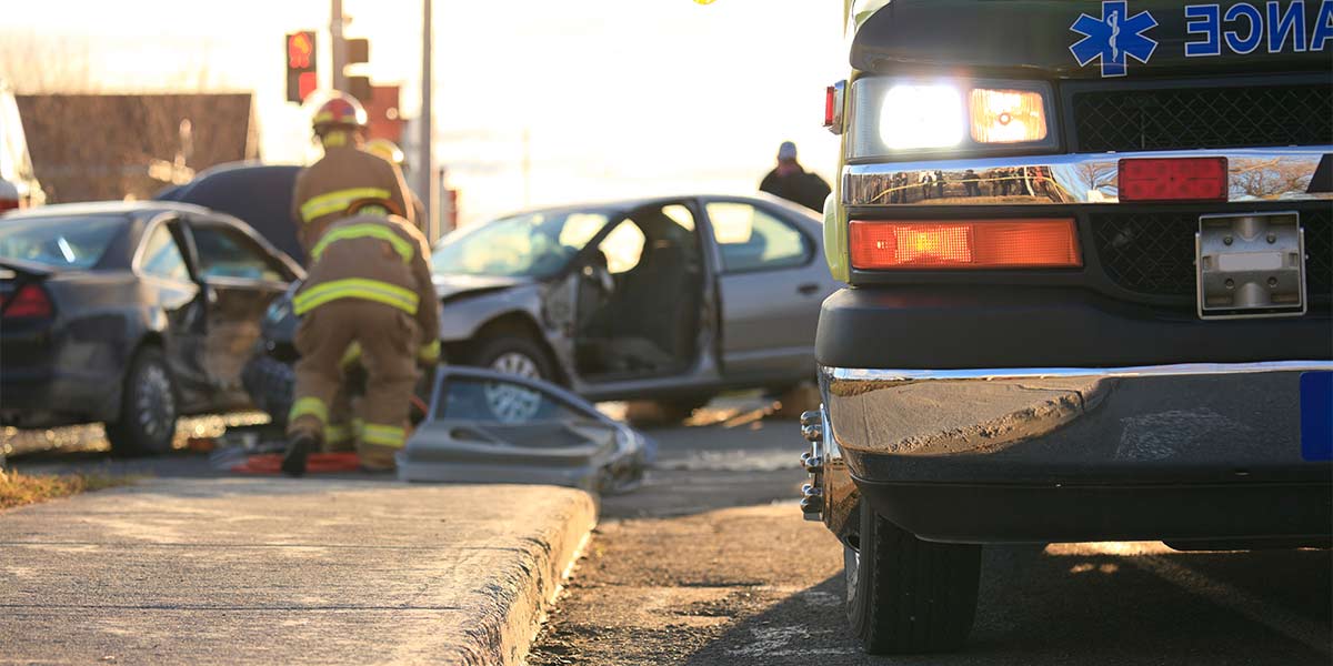 Independent Medical Examination (IME) For No-Fault Claims | Matz Injury Law firefighters responding to a car accident