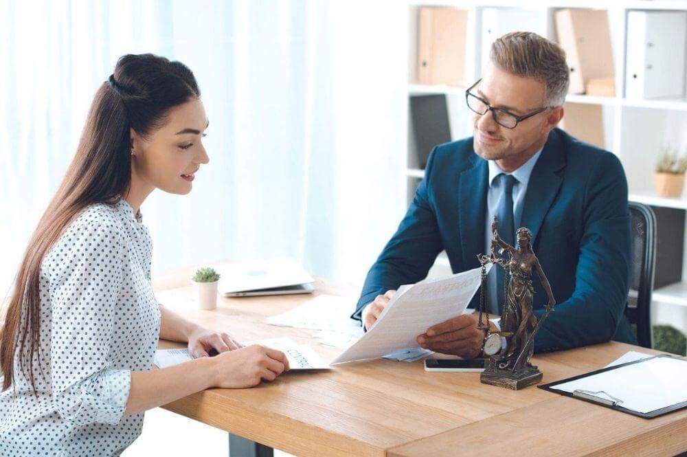 A man and a woman sitting at a table